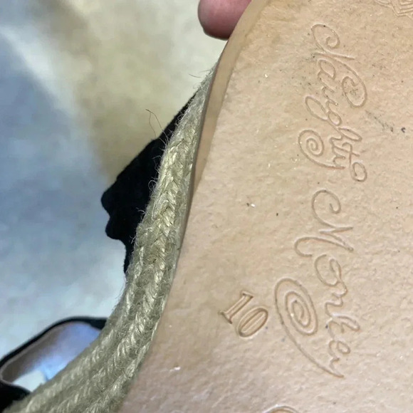 Sam Edelman Black Wedge Sandals - Picture 10 of 13